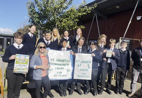 Eco Group visit Community Farm